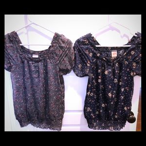 Bundle of 2 Boho Floral Print Tops